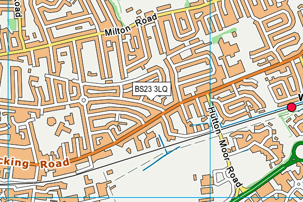 BS23 3LQ map - OS VectorMap District (Ordnance Survey)