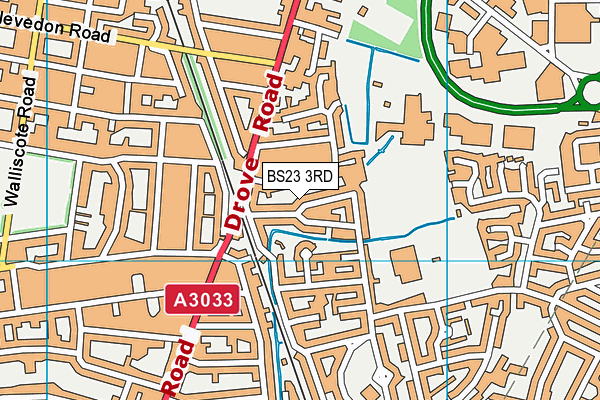 BS23 3RD map - OS VectorMap District (Ordnance Survey)