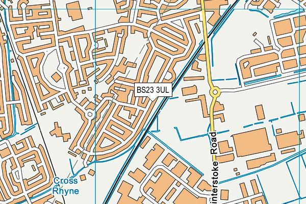 BS23 3UL map - OS VectorMap District (Ordnance Survey)