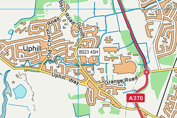 BS23 4SH map - OS VectorMap District (Ordnance Survey)