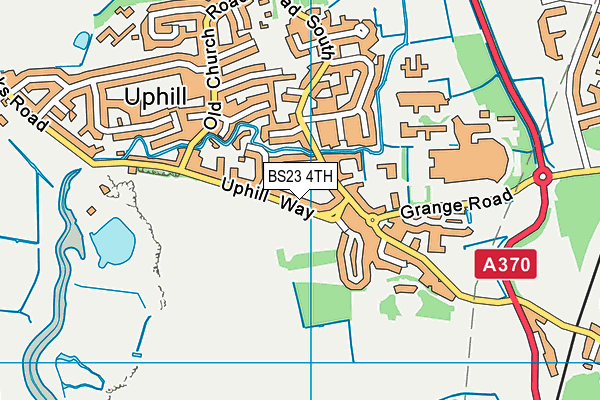 BS23 4TH map - OS VectorMap District (Ordnance Survey)