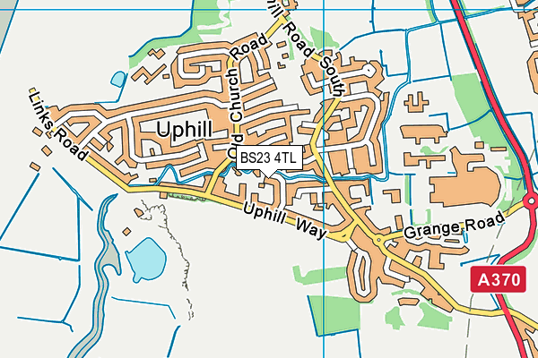 BS23 4TL map - OS VectorMap District (Ordnance Survey)