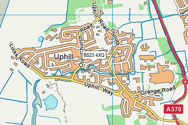 BS23 4XQ map - OS VectorMap District (Ordnance Survey)