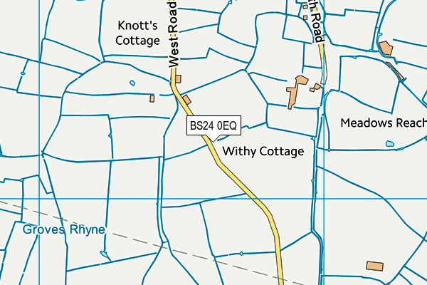 BS24 0EQ map - OS VectorMap District (Ordnance Survey)