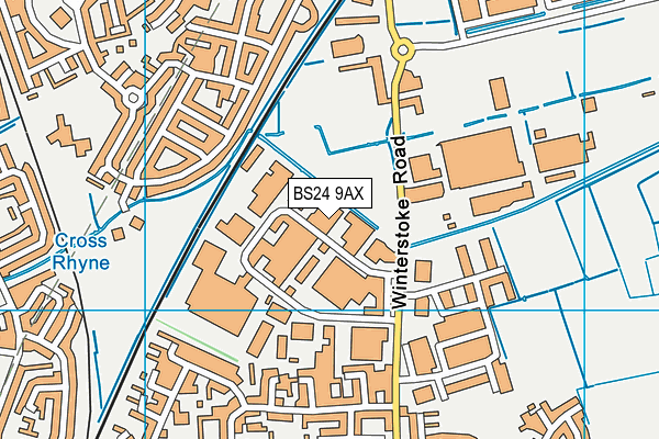 Voyage Learning Campus map (BS24 9AX) - OS VectorMap District (Ordnance Survey)
