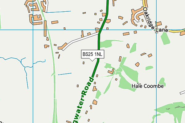 BS25 1NL map - OS VectorMap District (Ordnance Survey)