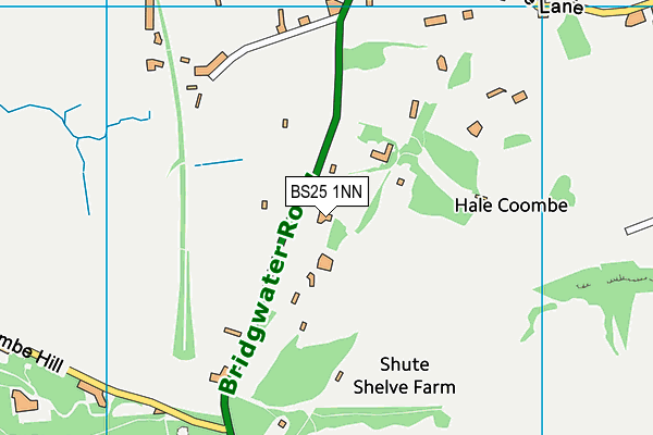 BS25 1NN map - OS VectorMap District (Ordnance Survey)