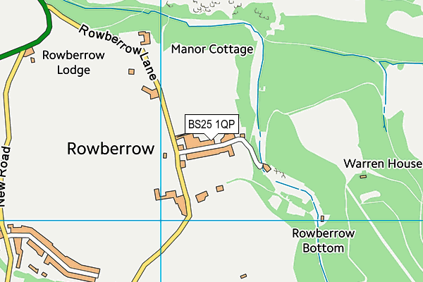 BS25 1QP map - OS VectorMap District (Ordnance Survey)