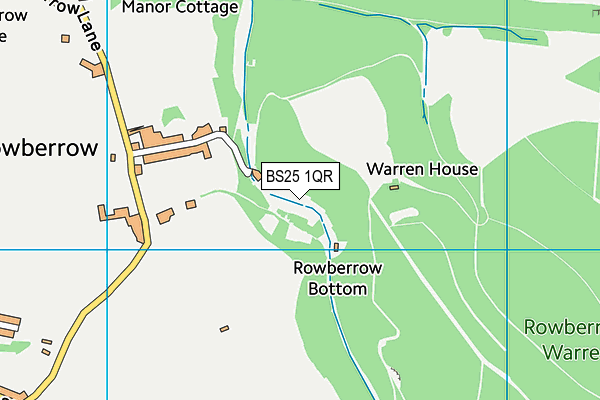 BS25 1QR map - OS VectorMap District (Ordnance Survey)