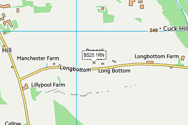 BS25 1RN map - OS VectorMap District (Ordnance Survey)