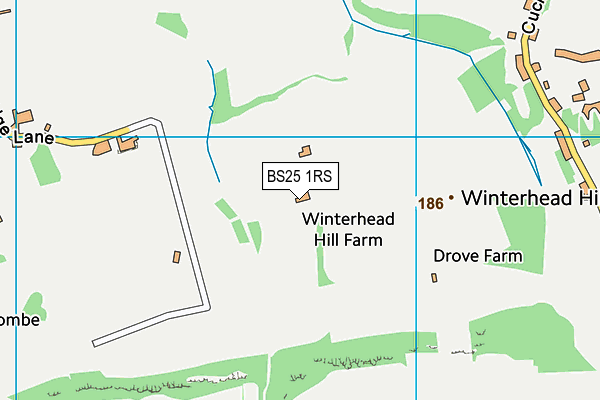 BS25 1RS map - OS VectorMap District (Ordnance Survey)