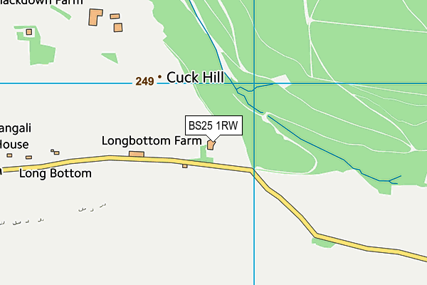 BS25 1RW map - OS VectorMap District (Ordnance Survey)