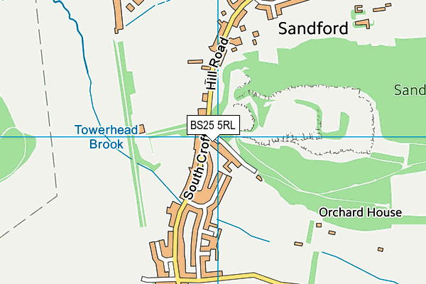 BS25 5RL map - OS VectorMap District (Ordnance Survey)