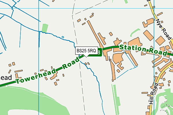 BS25 5RQ map - OS VectorMap District (Ordnance Survey)