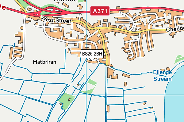 BS26 2BH map - OS VectorMap District (Ordnance Survey)