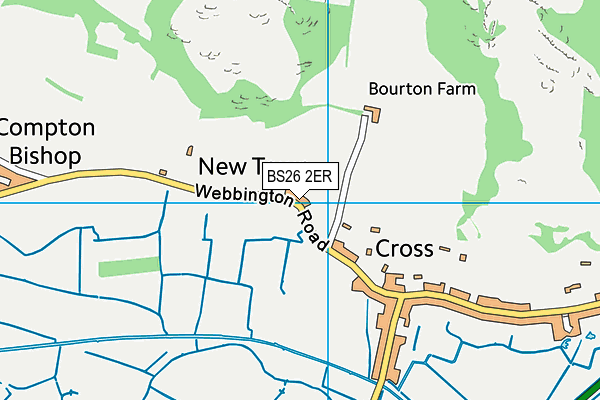 BS26 2ER map - OS VectorMap District (Ordnance Survey)