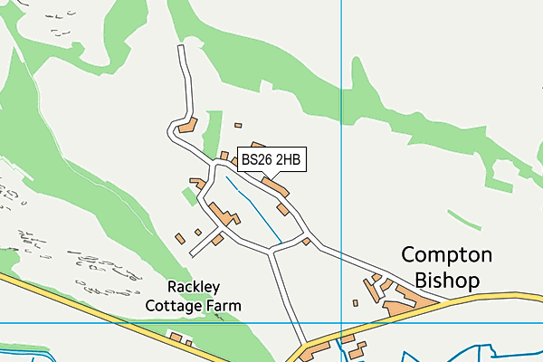 BS26 2HB map - OS VectorMap District (Ordnance Survey)