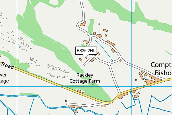 BS26 2HL map - OS VectorMap District (Ordnance Survey)