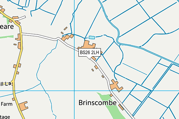BS26 2LH map - OS VectorMap District (Ordnance Survey)