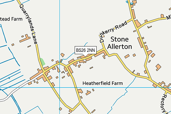 BS26 2NN map - OS VectorMap District (Ordnance Survey)