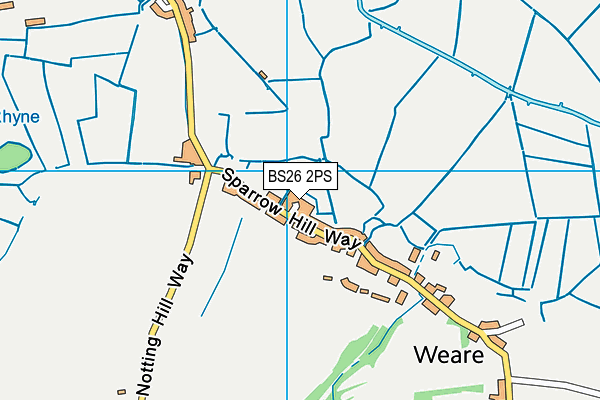 BS26 2PS map - OS VectorMap District (Ordnance Survey)