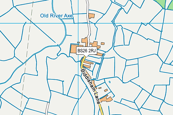 BS26 2RJ map - OS VectorMap District (Ordnance Survey)
