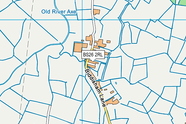 BS26 2RL map - OS VectorMap District (Ordnance Survey)