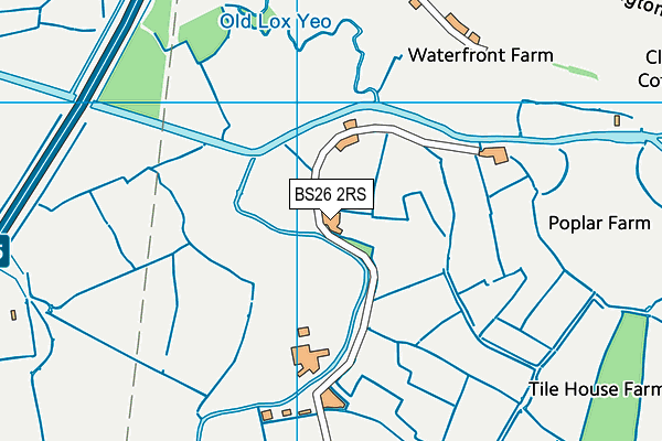 BS26 2RS map - OS VectorMap District (Ordnance Survey)