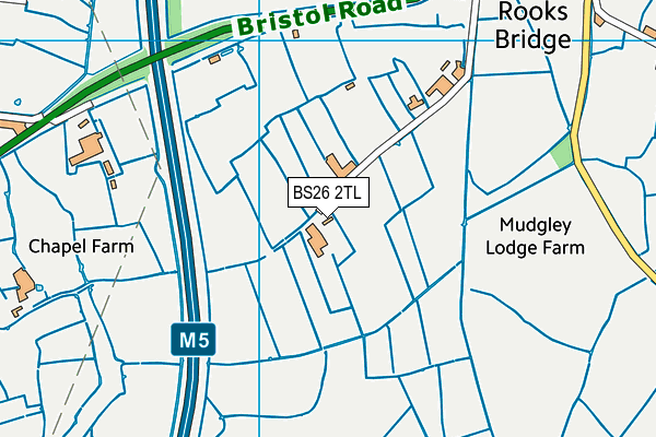 BS26 2TL map - OS VectorMap District (Ordnance Survey)