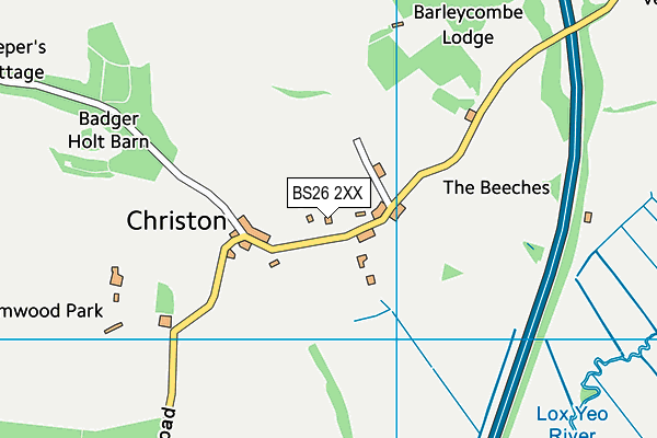 BS26 2XX map - OS VectorMap District (Ordnance Survey)