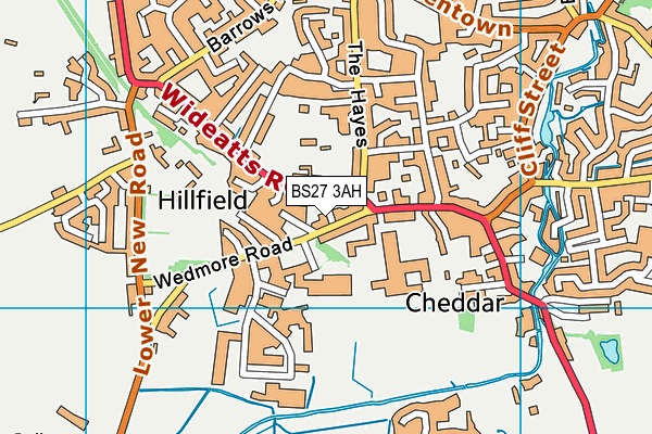 Kings Fitness And Leisure map (BS27 3AH) - OS VectorMap District (Ordnance Survey)