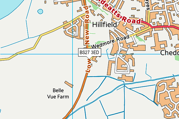 BS27 3ED map - OS VectorMap District (Ordnance Survey)