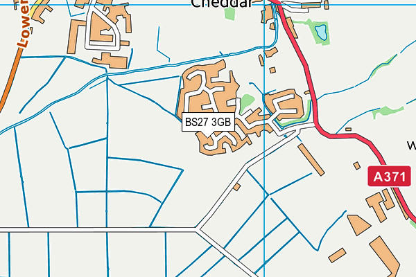 BS27 3GB map - OS VectorMap District (Ordnance Survey)