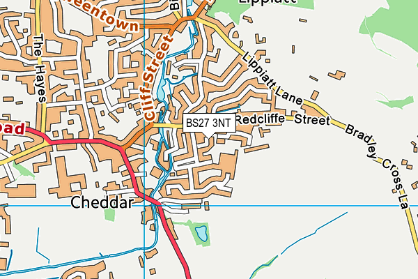 BS27 3NT map - OS VectorMap District (Ordnance Survey)