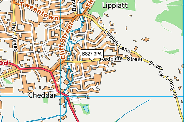 BS27 3PA map - OS VectorMap District (Ordnance Survey)