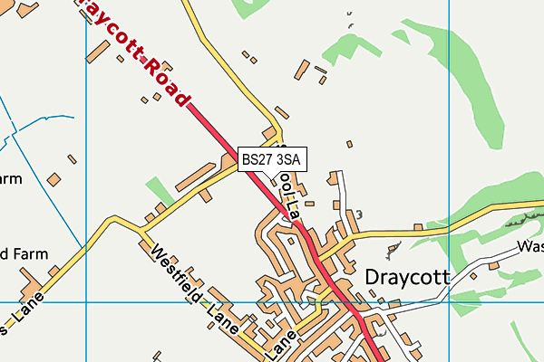 BS27 3SA map - OS VectorMap District (Ordnance Survey)