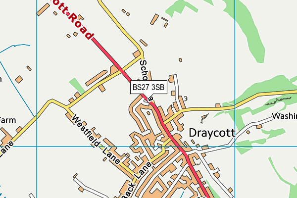 BS27 3SB map - OS VectorMap District (Ordnance Survey)