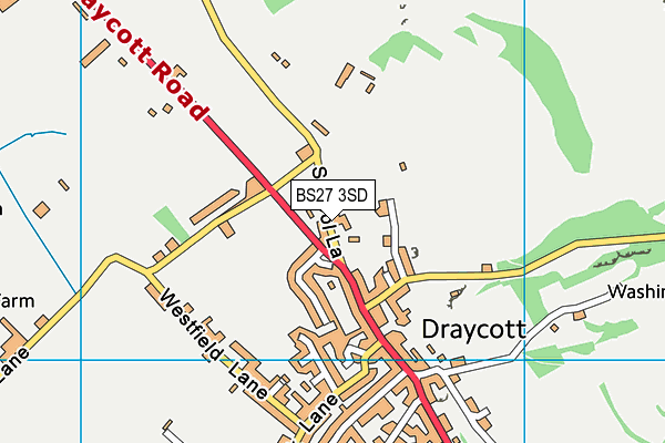 Draycott & Rodney Stoke Church of England First School map (BS27 3SD) - OS VectorMap District (Ordnance Survey)