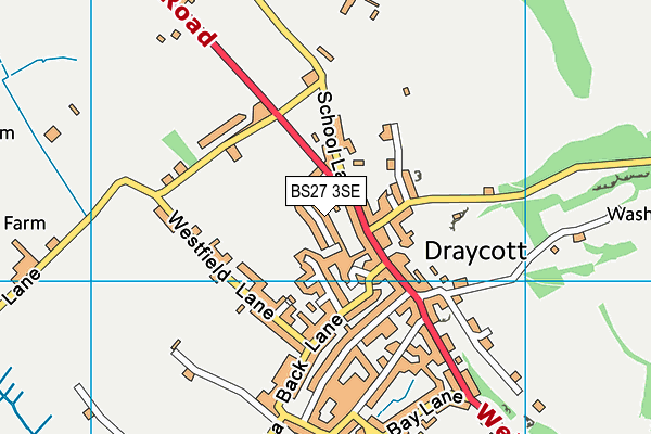 BS27 3SE map - OS VectorMap District (Ordnance Survey)