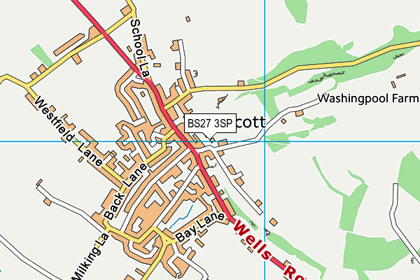 BS27 3SP map - OS VectorMap District (Ordnance Survey)