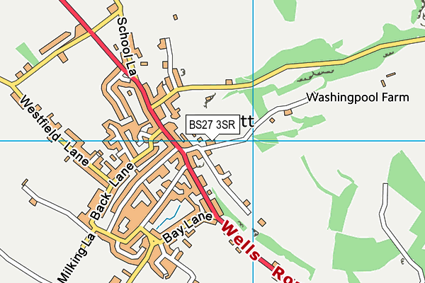 BS27 3SR map - OS VectorMap District (Ordnance Survey)