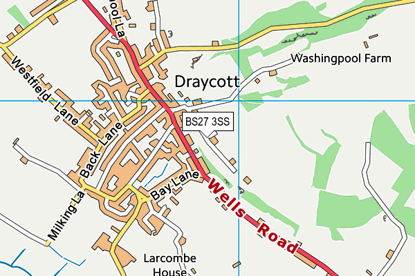 BS27 3SS map - OS VectorMap District (Ordnance Survey)