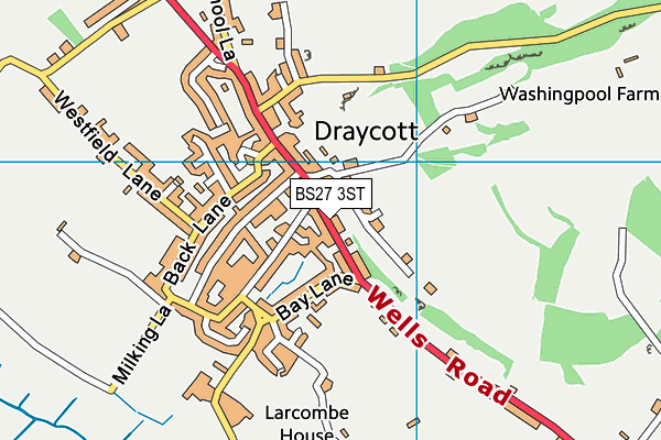 BS27 3ST map - OS VectorMap District (Ordnance Survey)