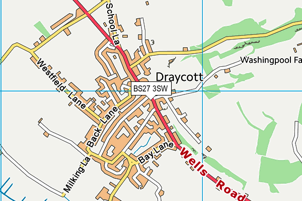 BS27 3SW map - OS VectorMap District (Ordnance Survey)