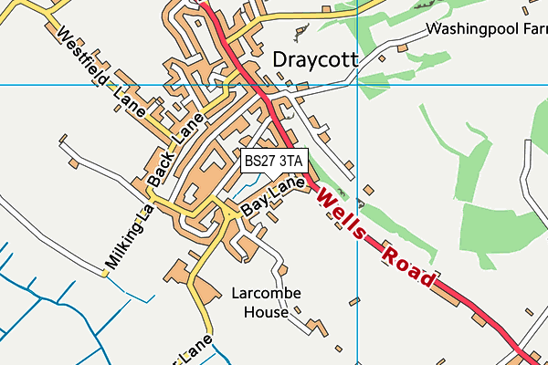 BS27 3TA map - OS VectorMap District (Ordnance Survey)