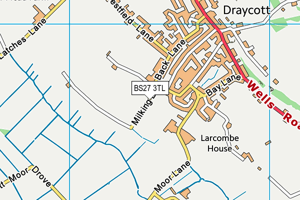 BS27 3TL map - OS VectorMap District (Ordnance Survey)