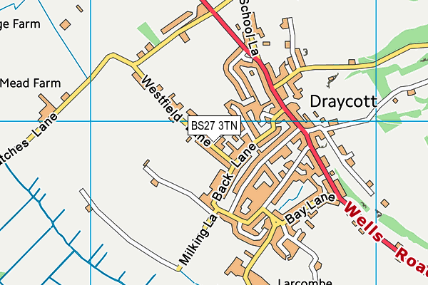 BS27 3TN map - OS VectorMap District (Ordnance Survey)