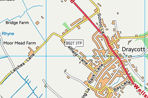 BS27 3TP map - OS VectorMap District (Ordnance Survey)