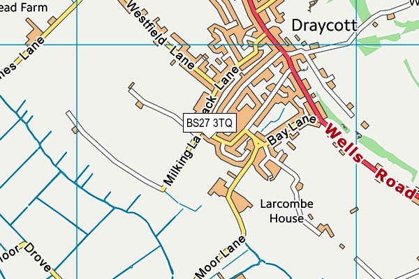 BS27 3TQ map - OS VectorMap District (Ordnance Survey)