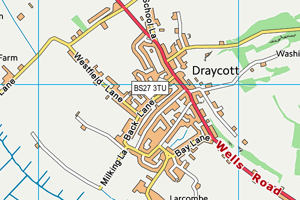 BS27 3TU map - OS VectorMap District (Ordnance Survey)
